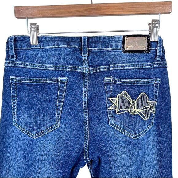 Baby Phat Y2K Embellished Bow Pocket Jeans - Picture 14 of 16